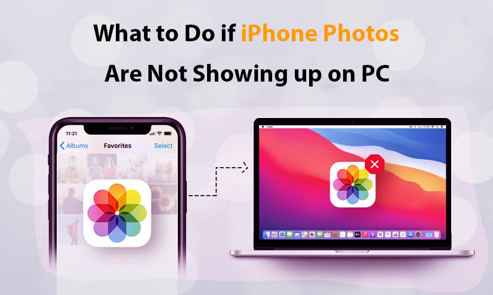 iphone photos not showing up on pc